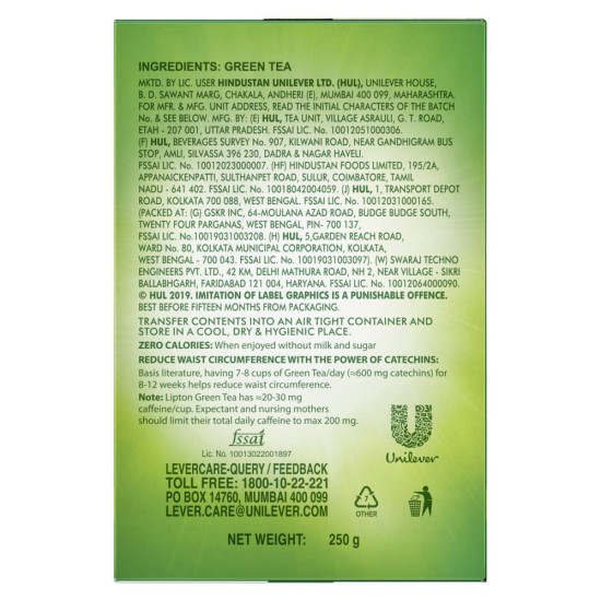 Lipton Pure & Light Loose Green Tea Leaves - All Natural Flavour Lipton Pure & Light Loose Green Tea Leaves - All Natural Flavour