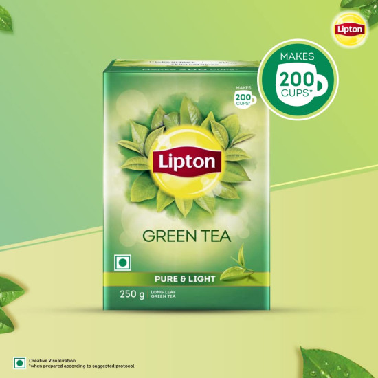 Lipton Pure & Light Loose Green Tea Leaves - All Natural Flavour Lipton Pure & Light Loose Green Tea Leaves - All Natural Flavour