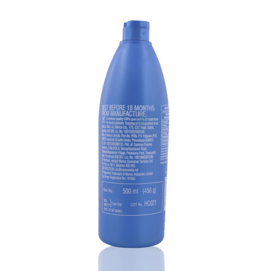 Parachute Oil - Pure Coconut Oil, 500ml Bottle - 100% Natural