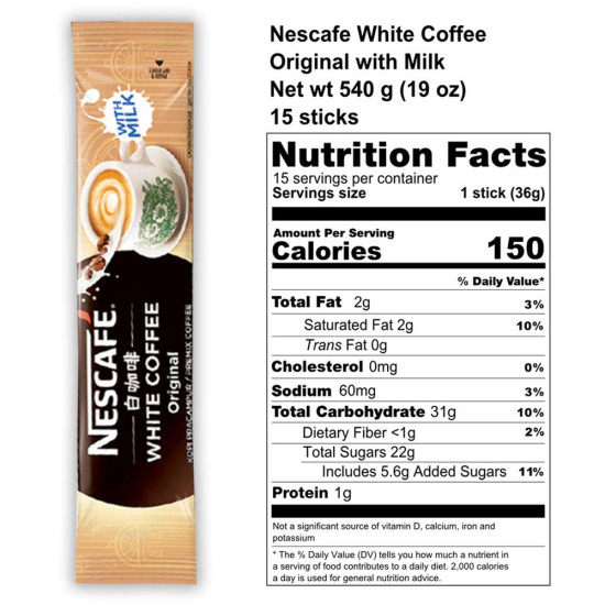Nescafé Ipoh White Coffee ORIGINAL - Oh So Creamy Instant Delight