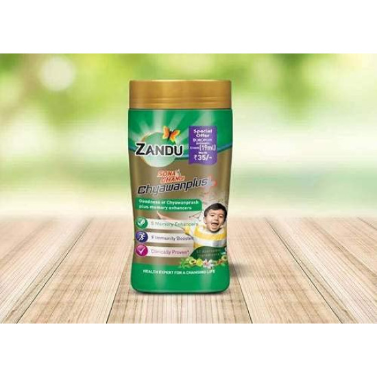 Zandu Sona Chandi Chyawanplus 900g - Ayurvedic Immunity & Memory Booster
