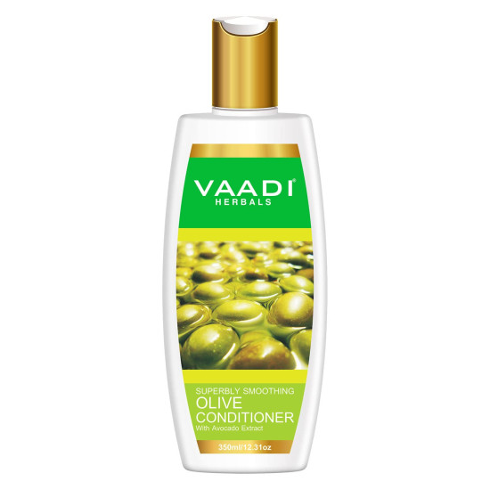 Vaadi Herbals Olive Conditioner with Avocado Extract - Deep Hydration & Shine