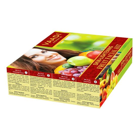 Vaadi Herbals Skin Lightening Fruit Facial Kit - Natural Radiance
