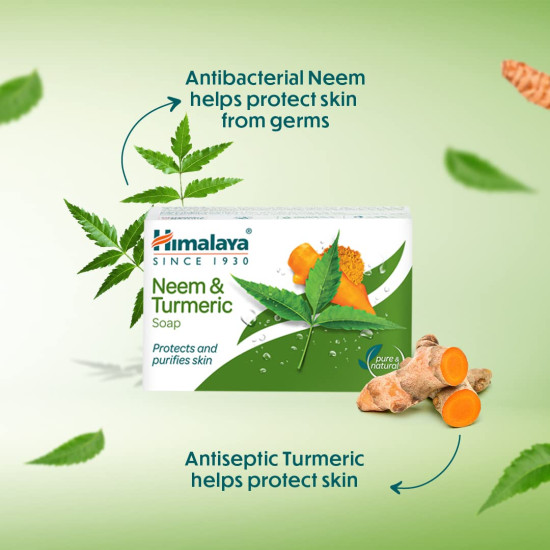 Himalaya Herbals Neem and Turmeric Soap - Purifying and Soothing