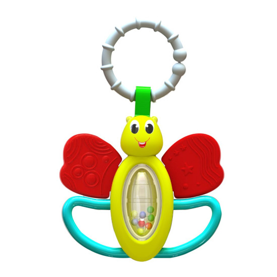 Giggles Funskool My Lil Butterfly Teether Rattle - Multi-Textured Sensory Toy