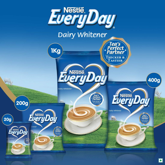 Everyday Nestle Dairy Whitener Milk Powder For Tea 200g, Pouch