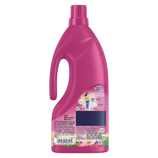 Comfort Lily Fresh Fabric Conditioner 1.6 L - Softness, Shine & Long Lasting Freshness