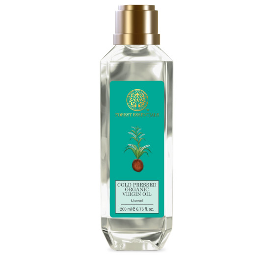 Forest Essentials Organic Cold Pressed Virgin Oil Coconut - Rich in Vitamin E