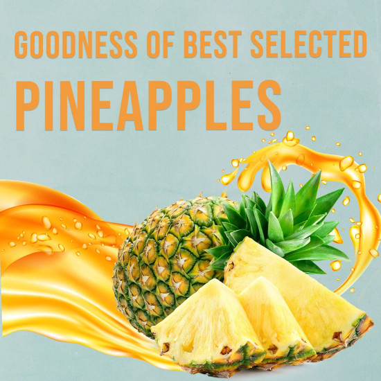 DABUR Real Pineapple Fruit Juice - 1L - Rich in Vitamin C