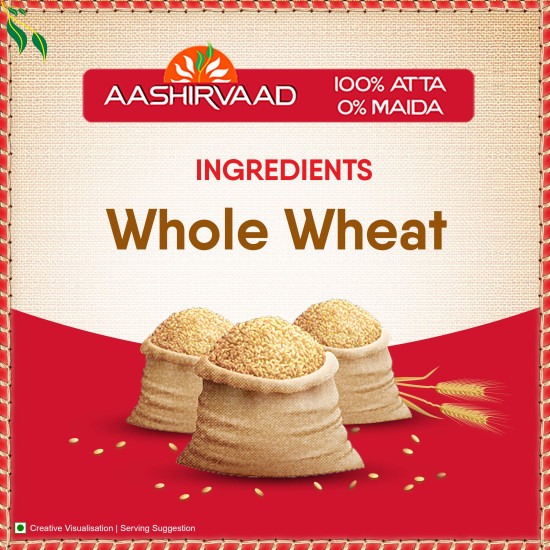 Aashirvaad Superior MP Atta, 5kg Pack - 100% Pure & Natural