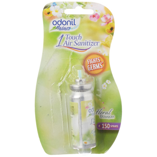 Odonil One Touch Air Purifier Freshener - Floral Bouquet 7.8 Gm - Long-lasting Fragrance
