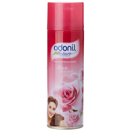 Odonil Room Spray Home Freshener 140gm Rose - Refreshing Floral Aroma