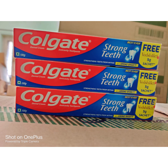 Colgate Toothpaste Dental Cream Strong Teeth - Trusted Anti-Cavity Solution