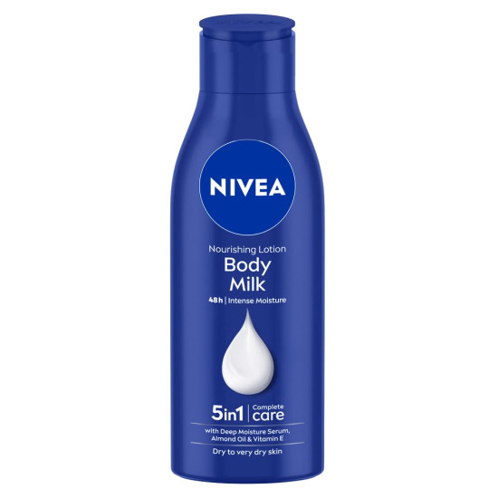 NIVEA Nourishing Body Milk 200ml - Deep Moisture Serum for Very Dry Skin