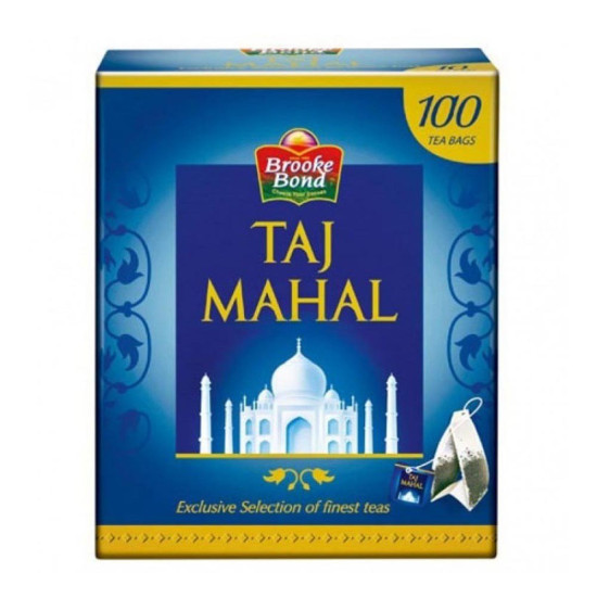 Taj Mahal Leaf Tea, 100 Tea Bags - Premium Quality
