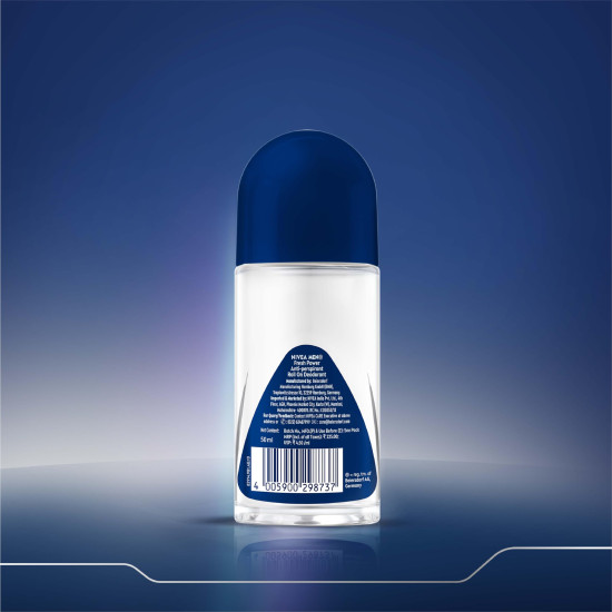 Nivea Deodorant Roll On, Fresh Power for Men - Long-lasting Freshness