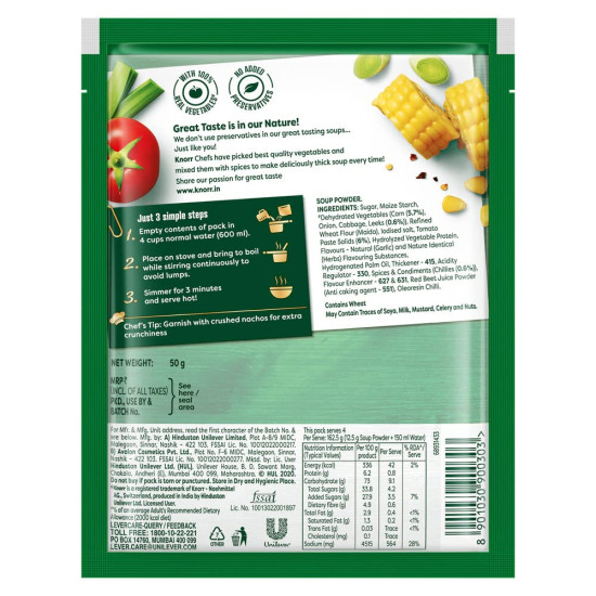 Knorr Mexican Tomato Corn International Soup - Made with 100% Real Vegetables