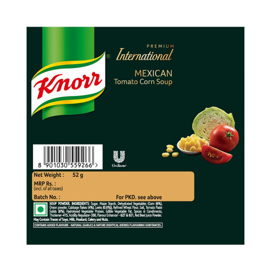 Knorr Mexican Tomato Corn International Soup - Made with 100% Real Vegetables