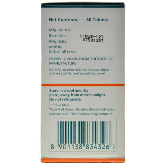 Himalaya Pure Herbs Lasuna Cardiac Wellness Tablets - Heart Health Support