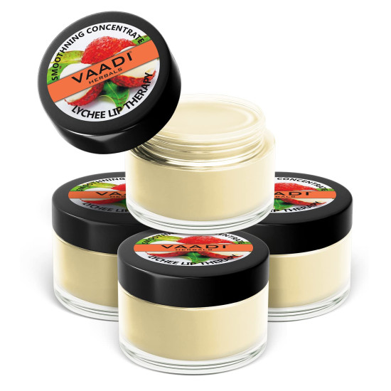 Vaadi Herbals Value Lip Balm, Lychee - Hydrating & Nourishing