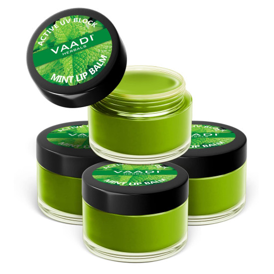 Vaadi Herbals Mint Lip Balm - Nourishing Lip Care