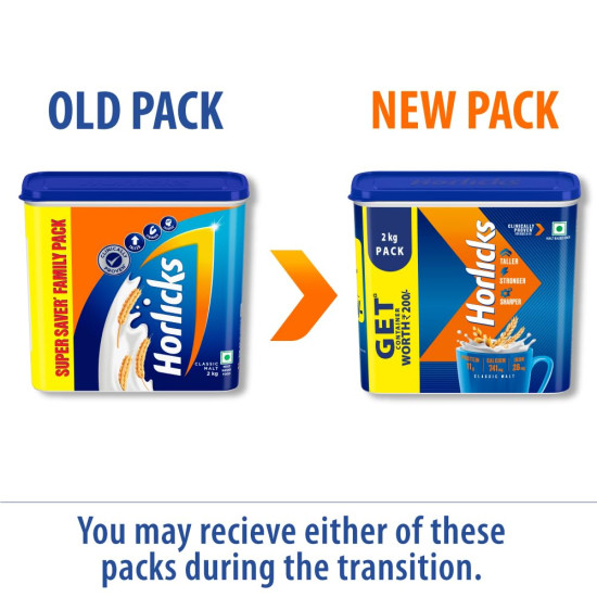 Horlicks Health & Nutrition Drink for Kids - Supports Immunity & Growth