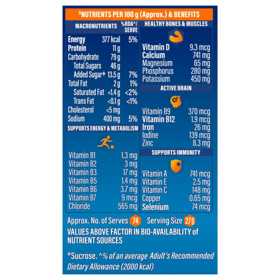 Horlicks Health & Nutrition Drink for Kids - Supports Immunity & Growth