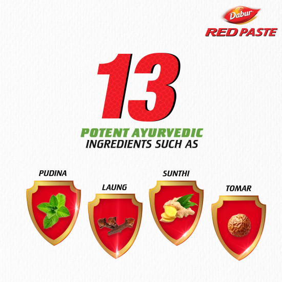 Dabur Red Toothpaste - World's No.1 Ayurvedic Paste | Fluoride Free
