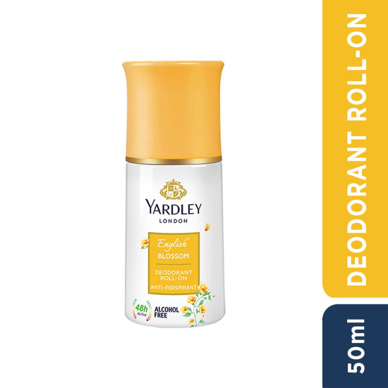 Yardley London English Blossom Anti-Perspirant Roll-On - 48-Hour Protection