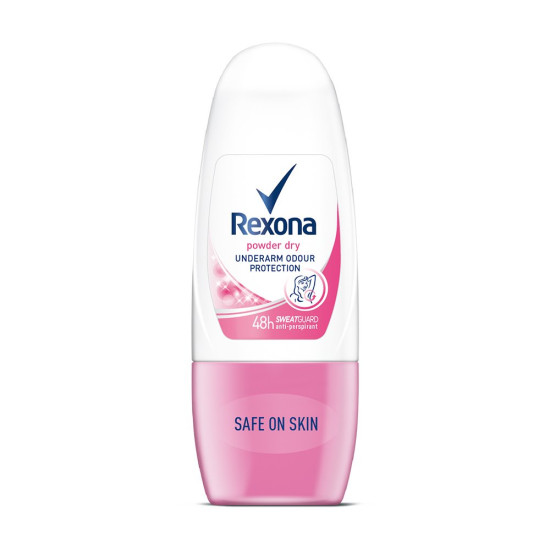 Rexona Powder Dry Underarm Odour Protection Anti-perspirant Roll On for Women - 48 Hours Sweat Guard