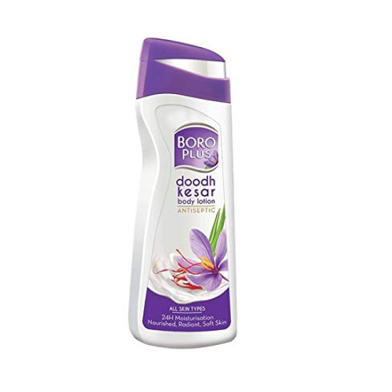 Boroplus Doodh Kesar Body Lotion - Nourishing Almond & Milk Cream