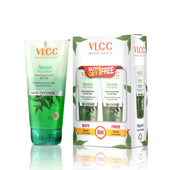 VLCC Neem Face Wash - Fights Acne & Soothes Skin - 300ml