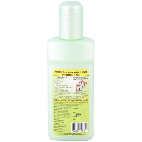 Mediker Hair Oil - Anti Lice Solution with Natural Ingredients