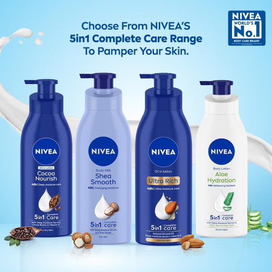 NIVEA Body Lotion Natural Glow - Cell Repair & SPF 15