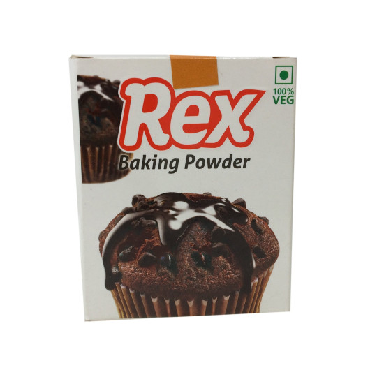 REX Baking Powder - 100g Carton - Perfect for Baking