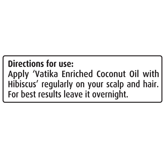 Dabur Vatika Enriched Coconut Hair Oil with Hibiscus - For Thicker, Stronger Hair
