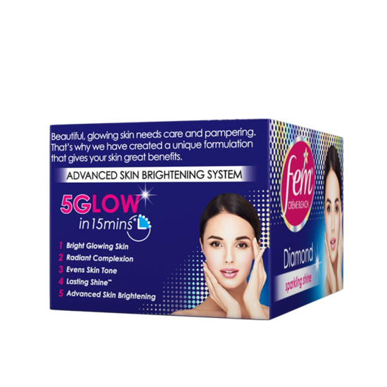 Fem Diamond Creme Bleach, 10 Gm - Shine Like a Diamond