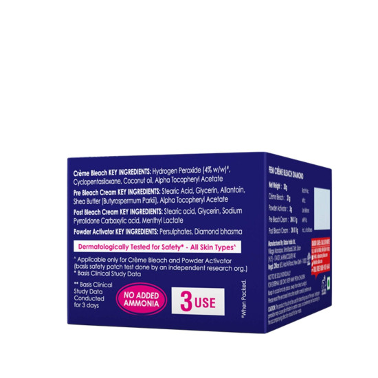 Fem Diamond Creme Bleach, 10 Gm - Shine Like a Diamond
