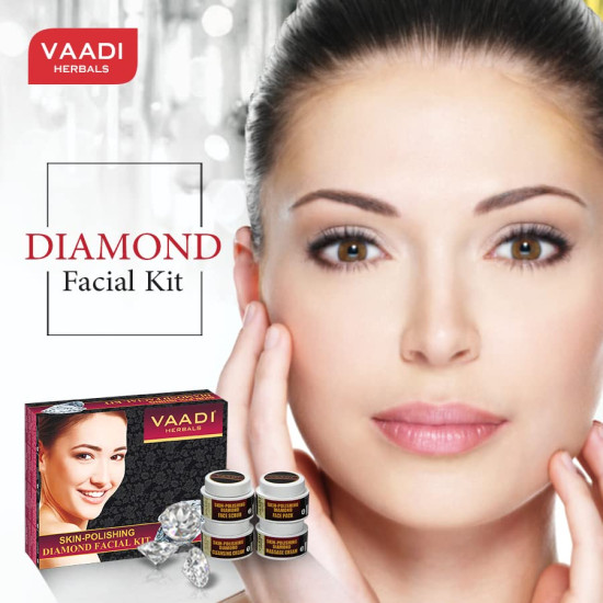 Vaadi Herbals Skin Polishing Diamond Facial Kit - Radiant Skin Solution