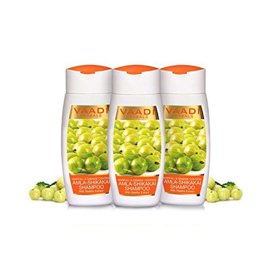 Vaadi Herbals Amla Shikakai Shampoo - Hairfall and Damage Control