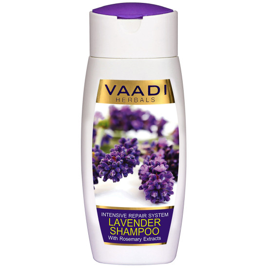 Vaadi Herbals Lavender Shampoo with Rosemary Extract - Intensive Repair System