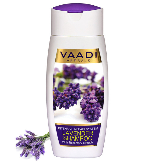 Vaadi Herbals Lavender Shampoo with Rosemary Extract - Intensive Repair System
