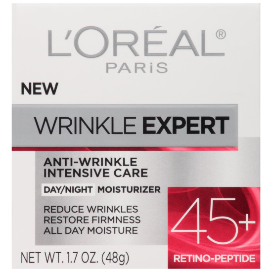 L'Oreal Paris Skincare Wrinkle Expert 45+ Anti-Aging Face Moisturizer - Retino-Peptide Formula