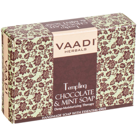Vaadi Herbals Chocolate and Mint Soap - Deep Moisturising Therapy