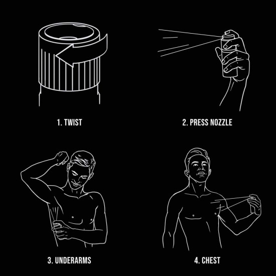 AXE Recharge Game Face Body Spray for Men - Spicy Fragrance
