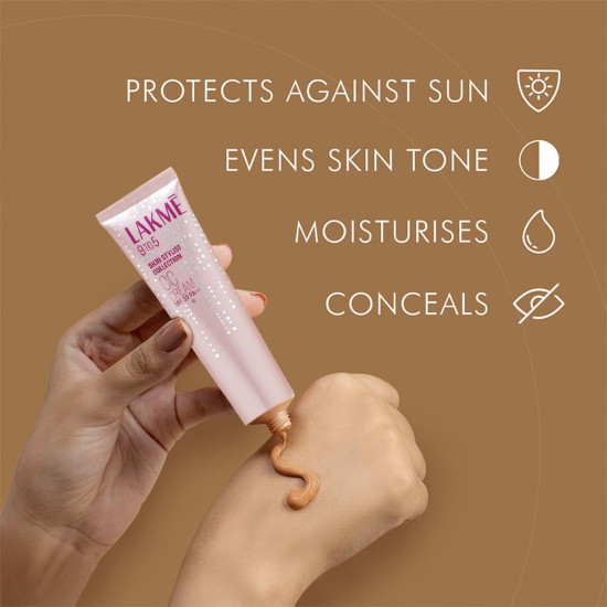 LAKMÉ CC Cream with SPF30 PA++ - Beige |Enriched with 3% Niacinamide | Conceals Dark Spots| Brightens Skin |Lightweight Moisturizer + Foundation |30 g