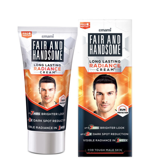 Fair And Handsome Long Lasting Radiance Cream - 2X Spot Reduction & 7 Hrs Brighter Look