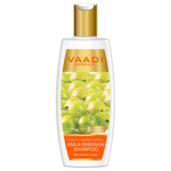 Vaadi Herbals Amla Shikakai Shampoo - Hairfall & Damage Control