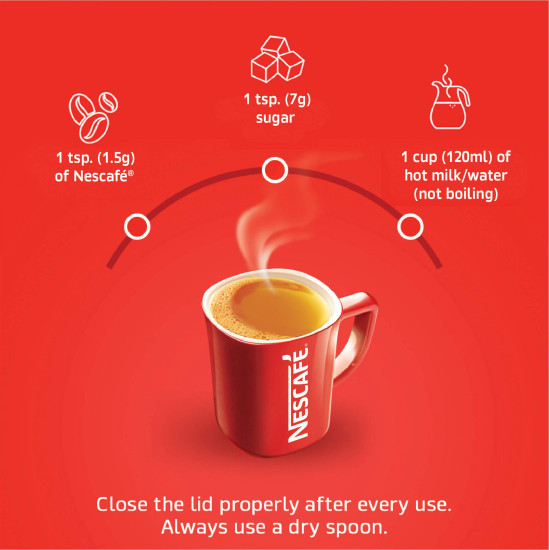 Nescafe Classic Stabilo, 200g Pouch - 100% Pure Natural Coffee