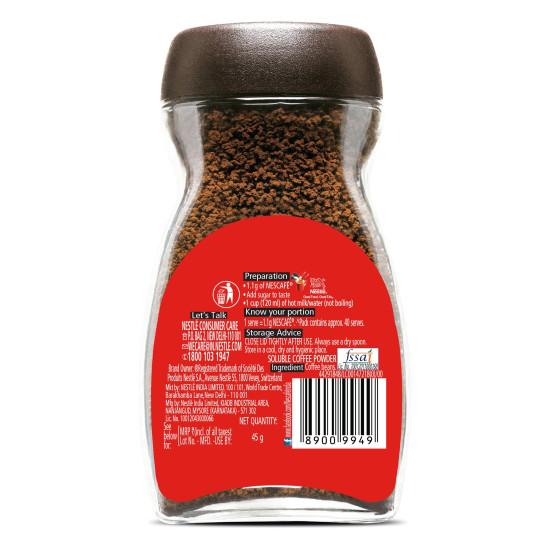 NESCAFE Classic Instant Coffee Powder - Bold Taste & Rich Aroma